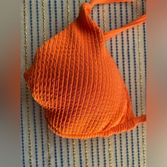 MONDAY Swimwear Palma Top & Palam Bikini Size P (2) Cantaloupe Color NWT - Picture 13 of 16